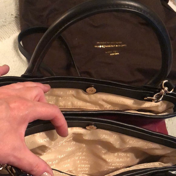 Vintage Kate Spade Brandon Square Satchel with Removable Crossbody Strap - Picture 5 of 11